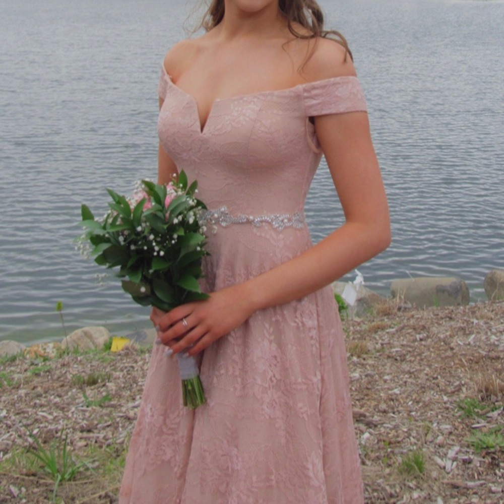 Blush Prom Dress
